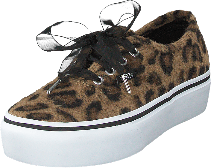 vans authentic platform leopard skate shoe