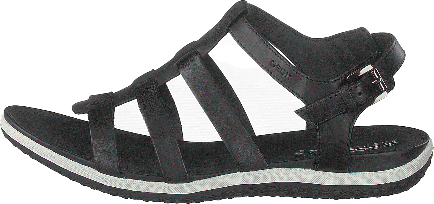 D Sandal Vega Black, Female, Sapatos, Sandálias e Chinelos, sandálias, Preto, EU 41