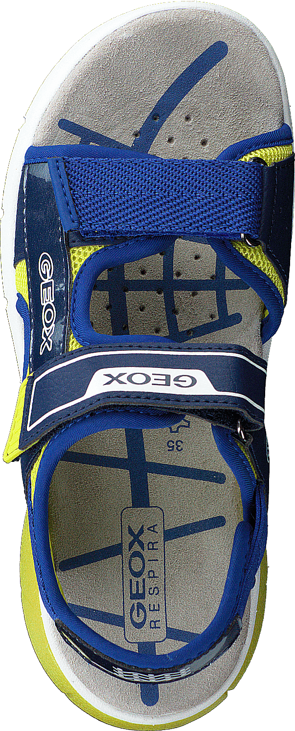 J Sandal Flexyper Bo Navy/lime - Bild 6