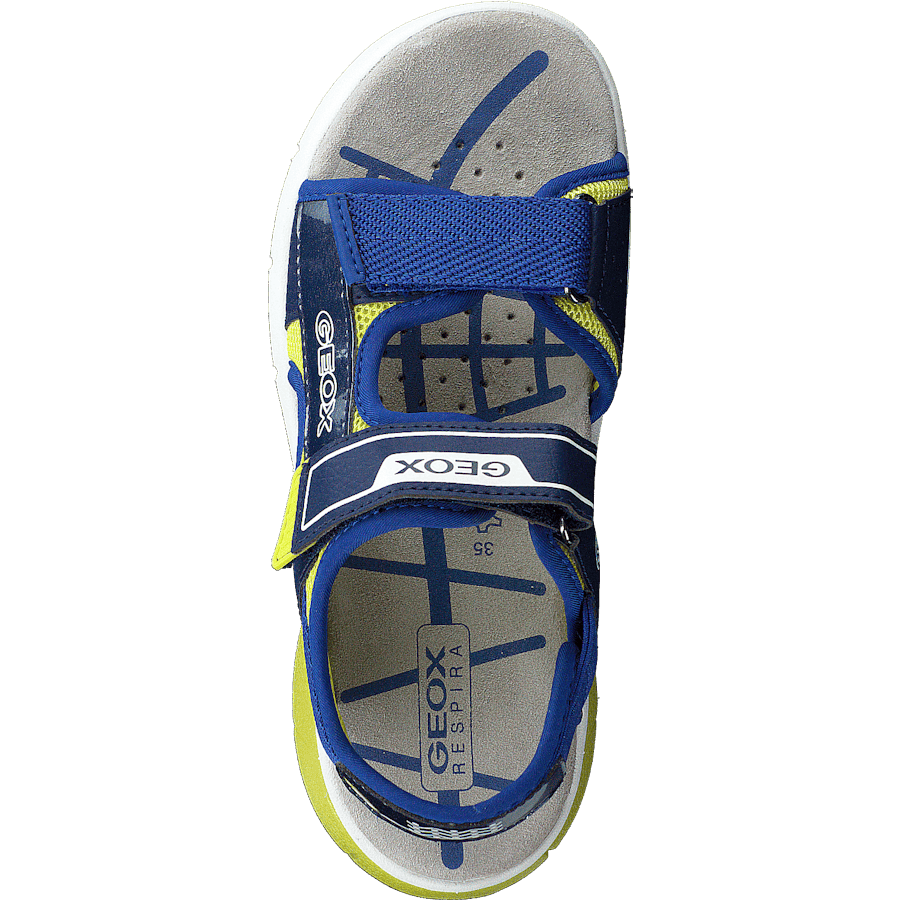 J Sandal Flexyper Bo Navy/lime - Bild 6