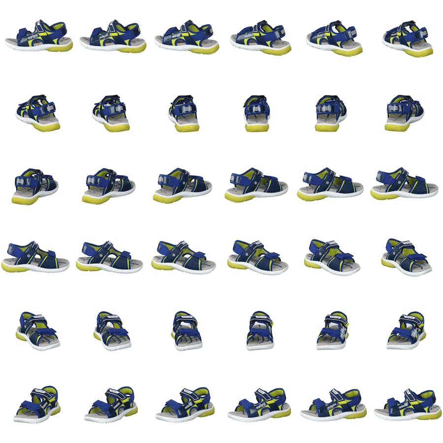 J Sandal Flexyper Bo Navy/lime - Bild 8