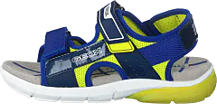 Geox - J Sandal Flexyper Bo Navy/lime