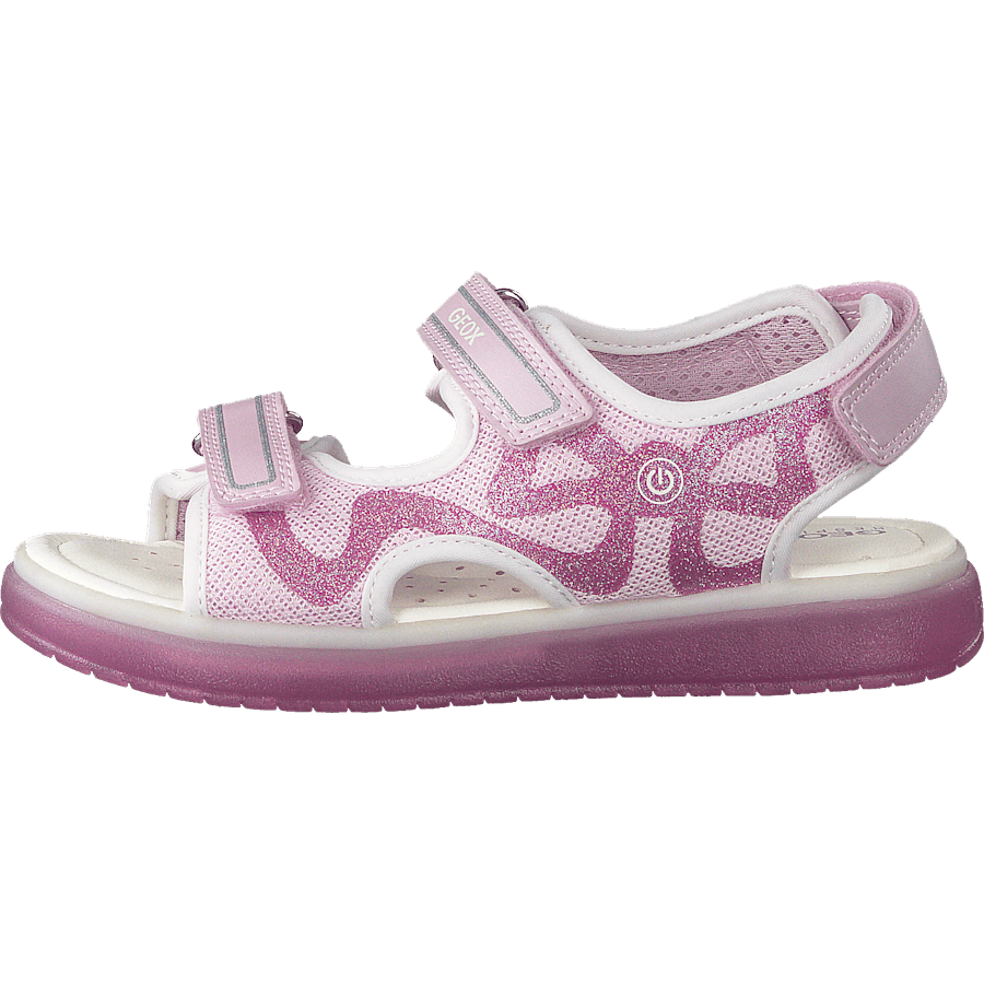 J Sandal Blikk Girl Pink/dark Pink