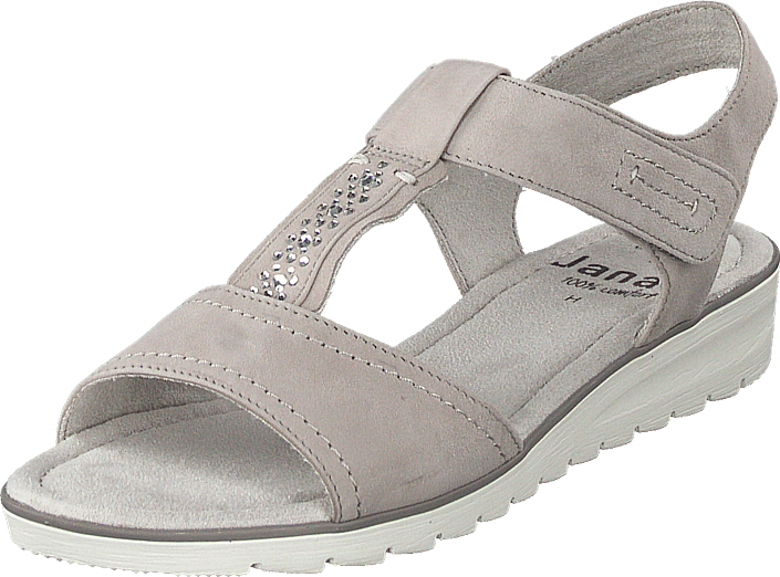 Kjøp Jana 28605 22 204 Lt. Grey sko Online | FOOTWAY.no Kjøp Jana Ballerina Light Grey sko Online | FOOTWAY.no