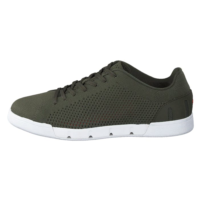 Breeze Tennis Knit Olive / White, Male, Shoes, Trainers, Trainers, Green, UK 9