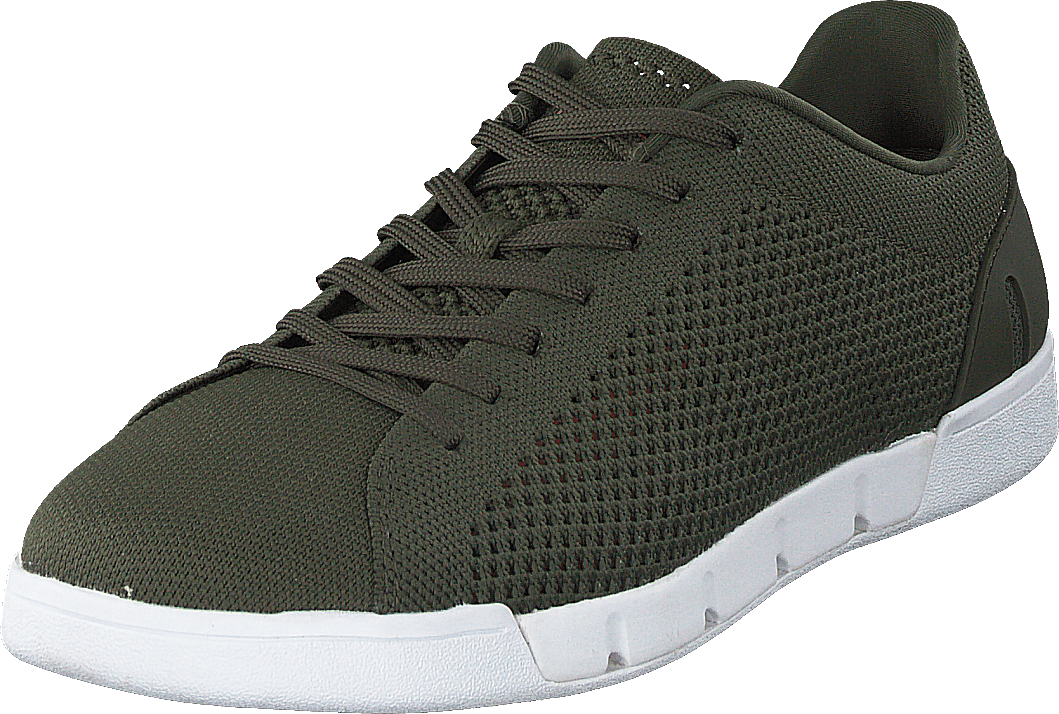 Breeze Tennis Knit Olive / White