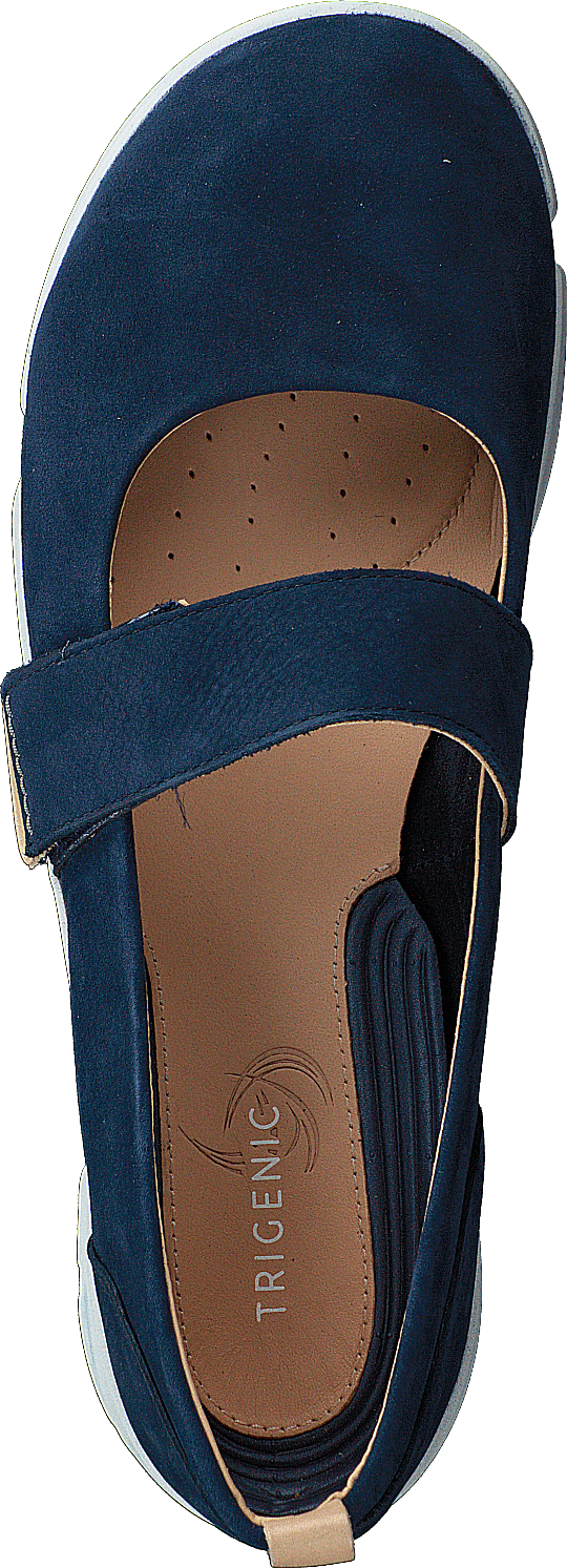 Tri Carrie Navy Nubuck Shoes for every occasion Footway