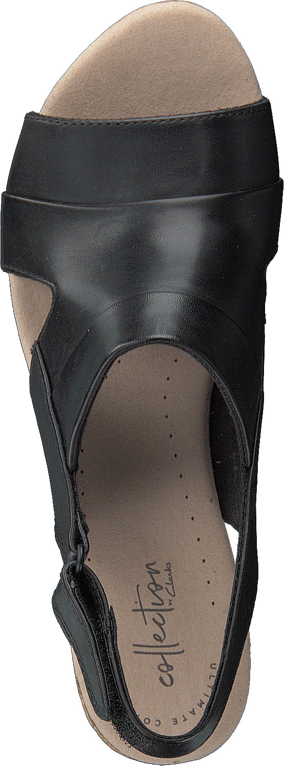 Annadel Ivory Black Leather