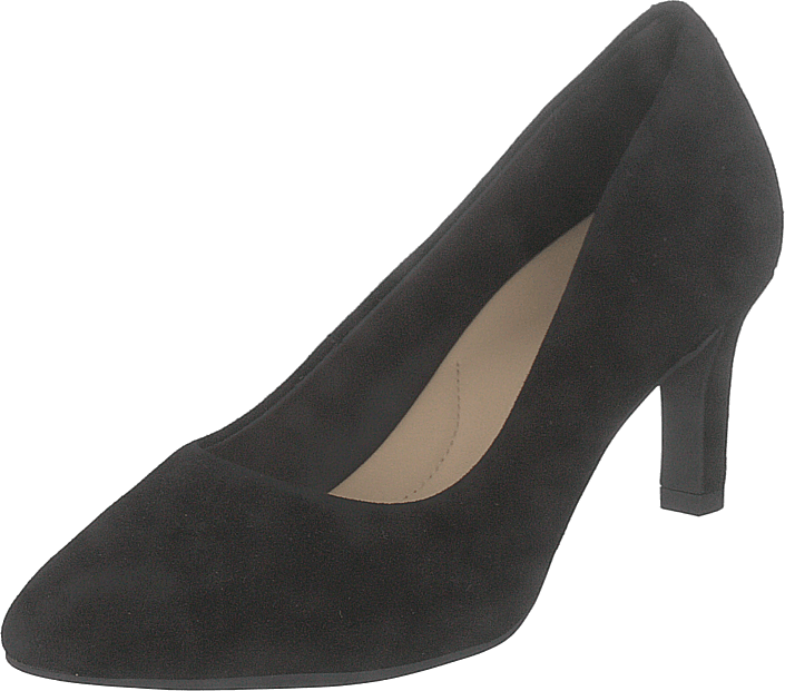 Calla Rose Black Suede | Footway