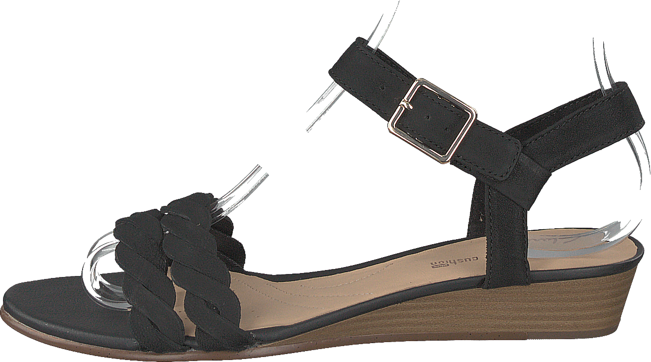Mena Blossom Black Nubuck