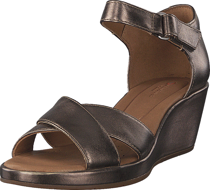 Clarks - Unplaza Cross Pebble Metallic