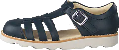 Clarks - Crown Stem T Navy Leather