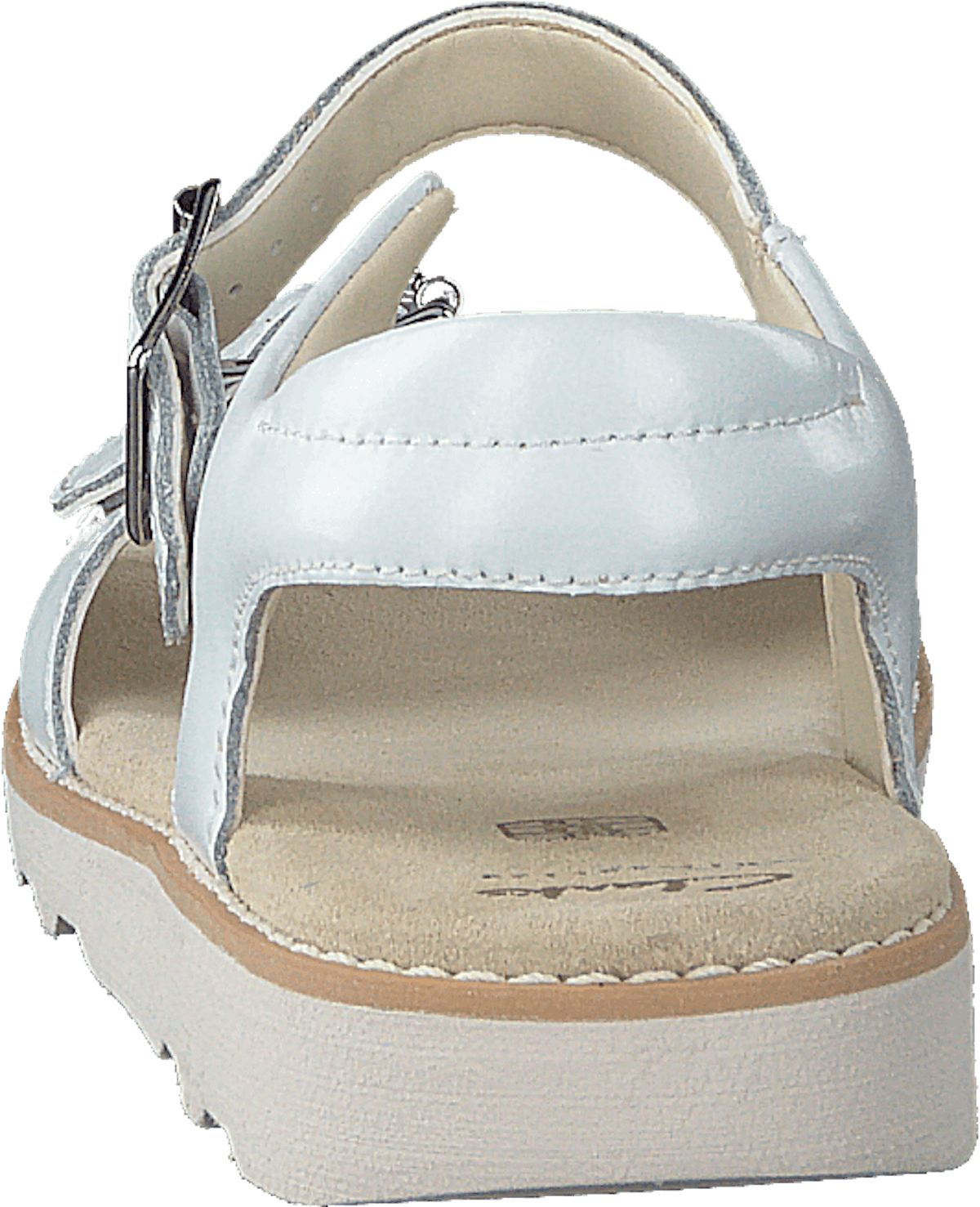 Crown Bloom K White Leather