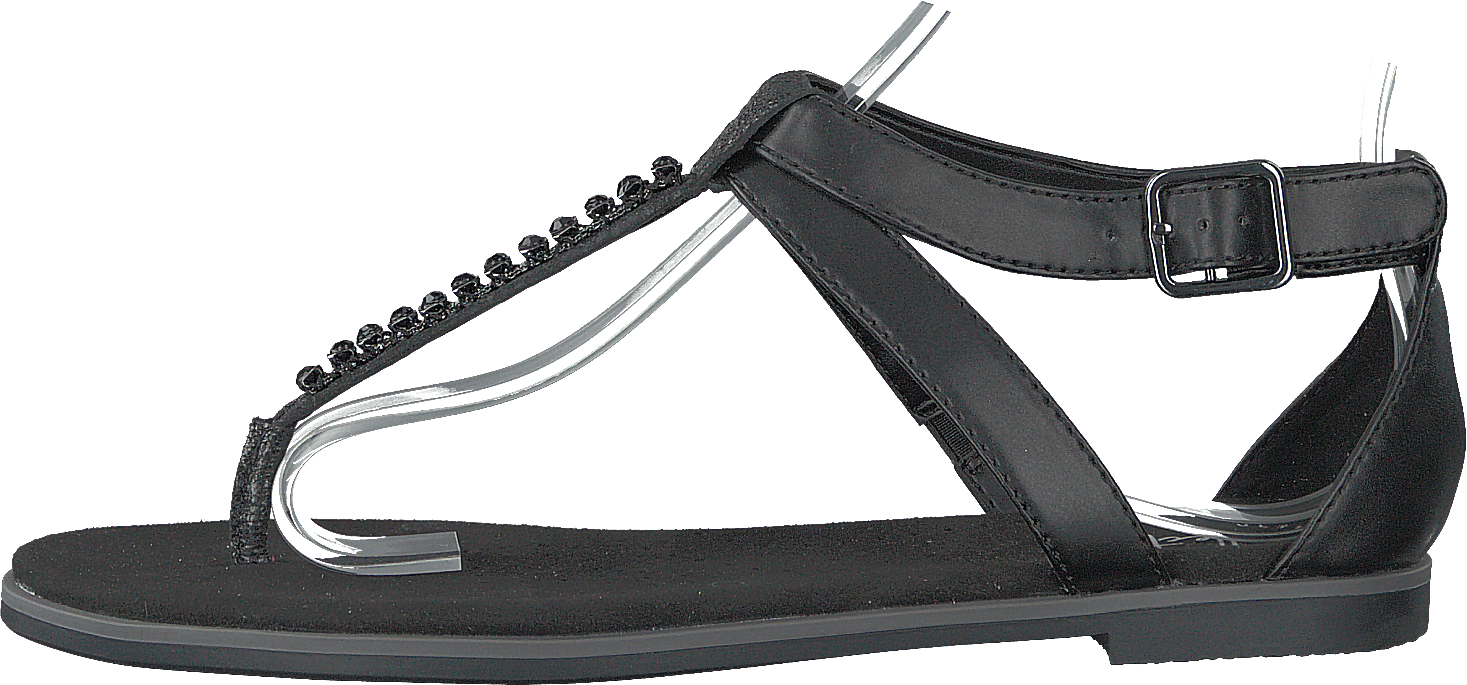 Bay Poppy Black Interest, Female, Shoes, Sandals and Slippers, sandals, Black, UK 4