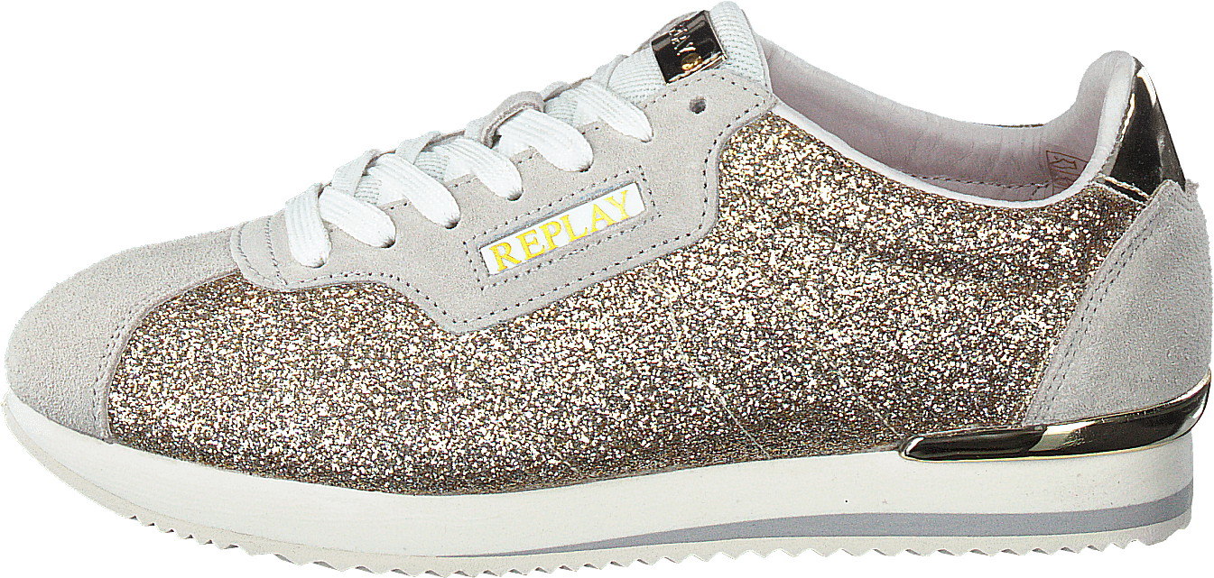 Suerte Gold, Female, Topánky, Tenisky, Tenisky, Zlato/Šedá/Hnedá, EU 36