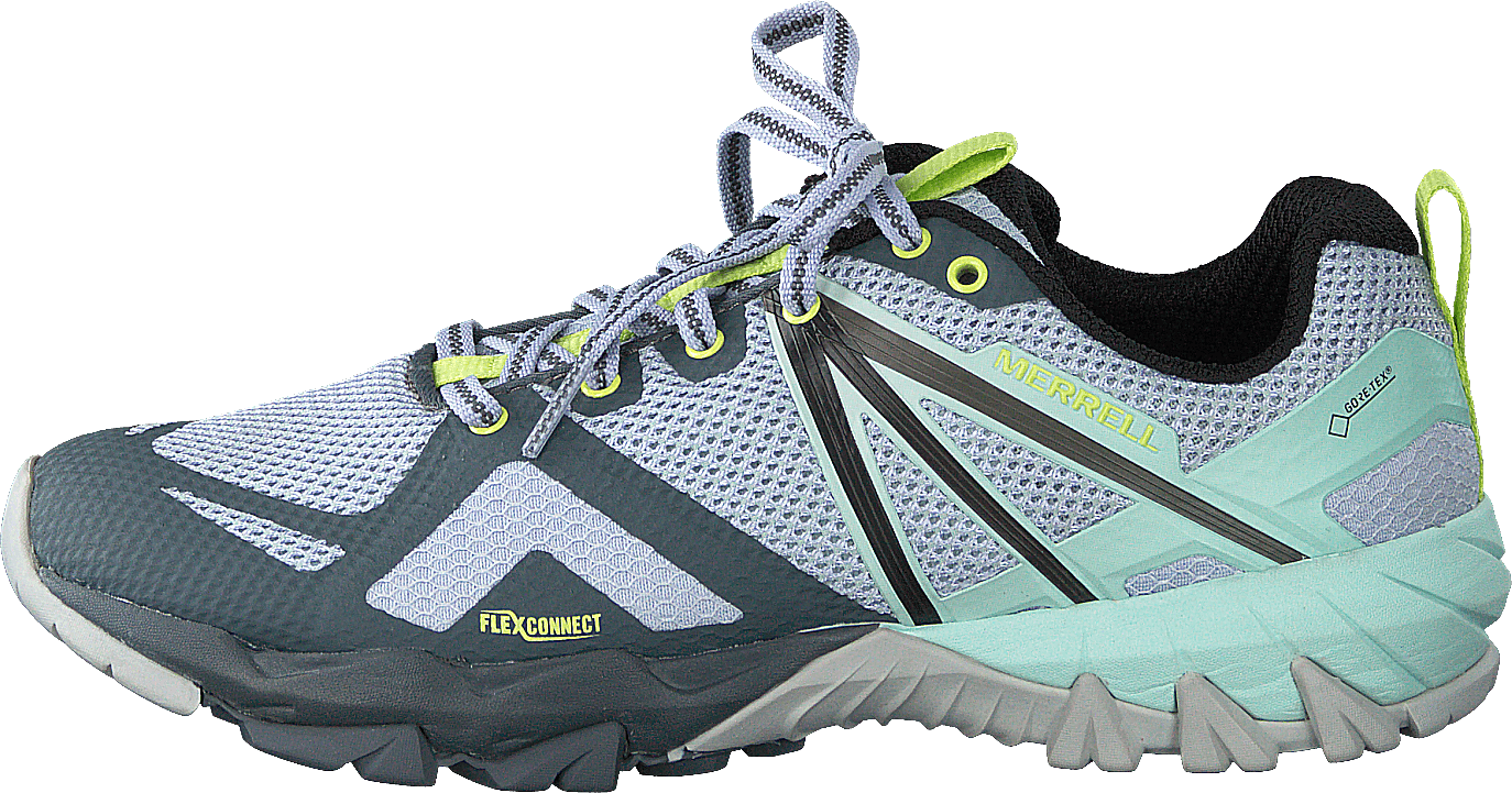 Mqm Flex Gtx If Heather, Female, Schoenen, Sneakers, sportschoenen, Grijs/Blauw, EU 37