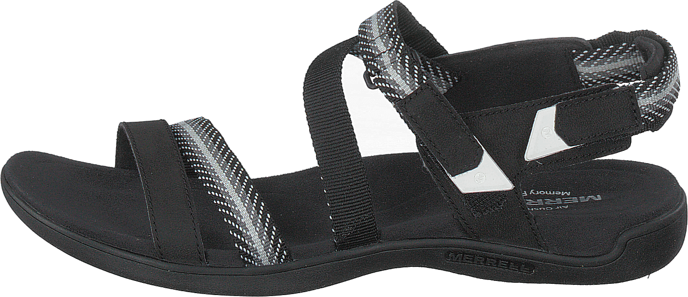 District Mendi Backstrap Black, Female, Schoenen, Sandalen en Sloffen, sandalen, Zwart, EU 36