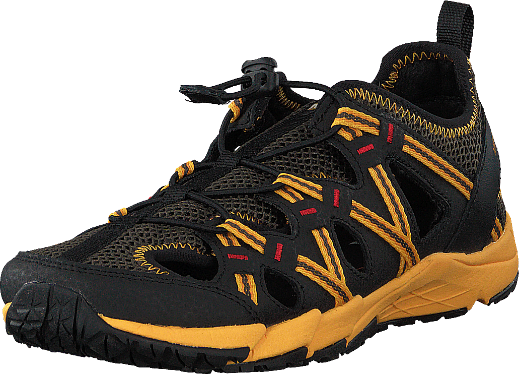 Hydro Choprock Shandal Black orange Shoes for every occasion