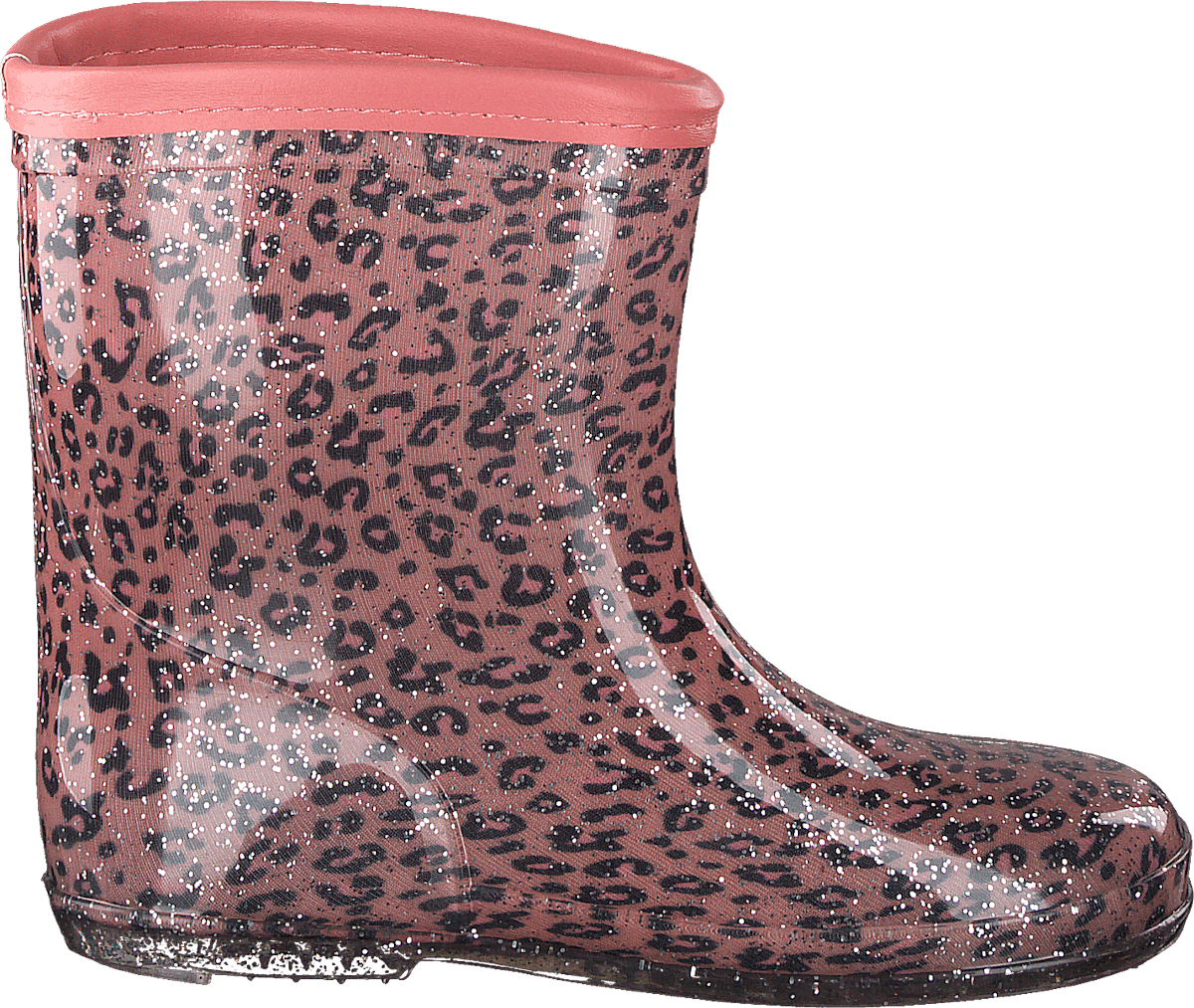 Rubber Boot Baby Leopard - Pink