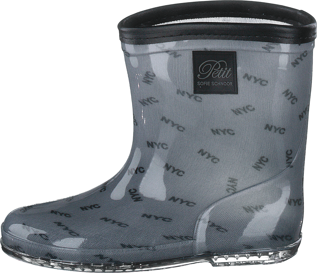 Rubber Boot Baby Nyc All Over Print – Blue