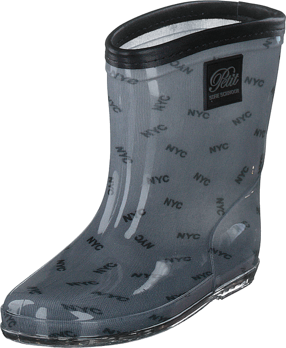 Kjøp Petit by Sofie Schnoor Rubber Boot Baby Nyc All Over blå Light Blue Gummistøvler | Petit by Sofie Schnoor
