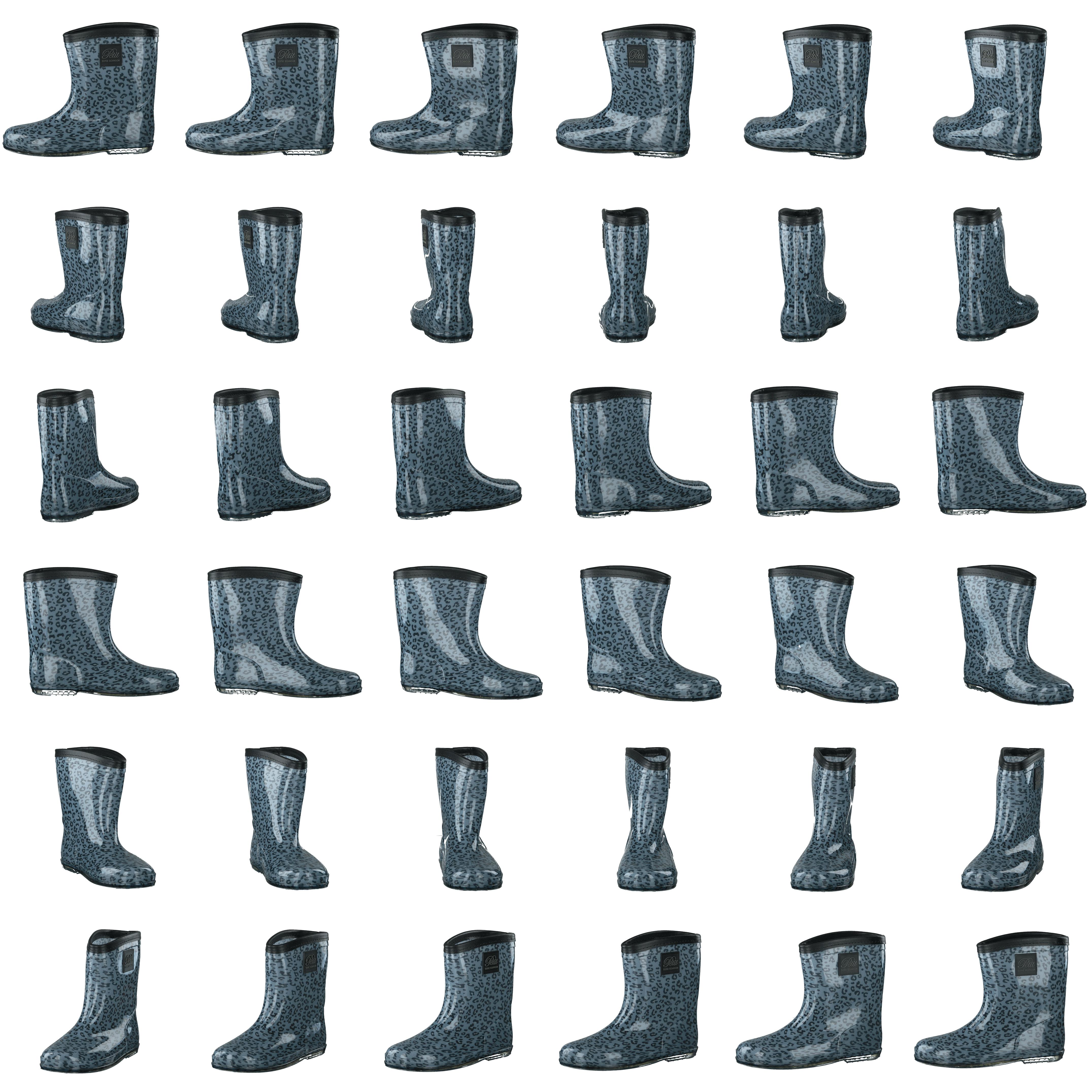 Rubber Boot Baby Leopard - Blue - Bild 8