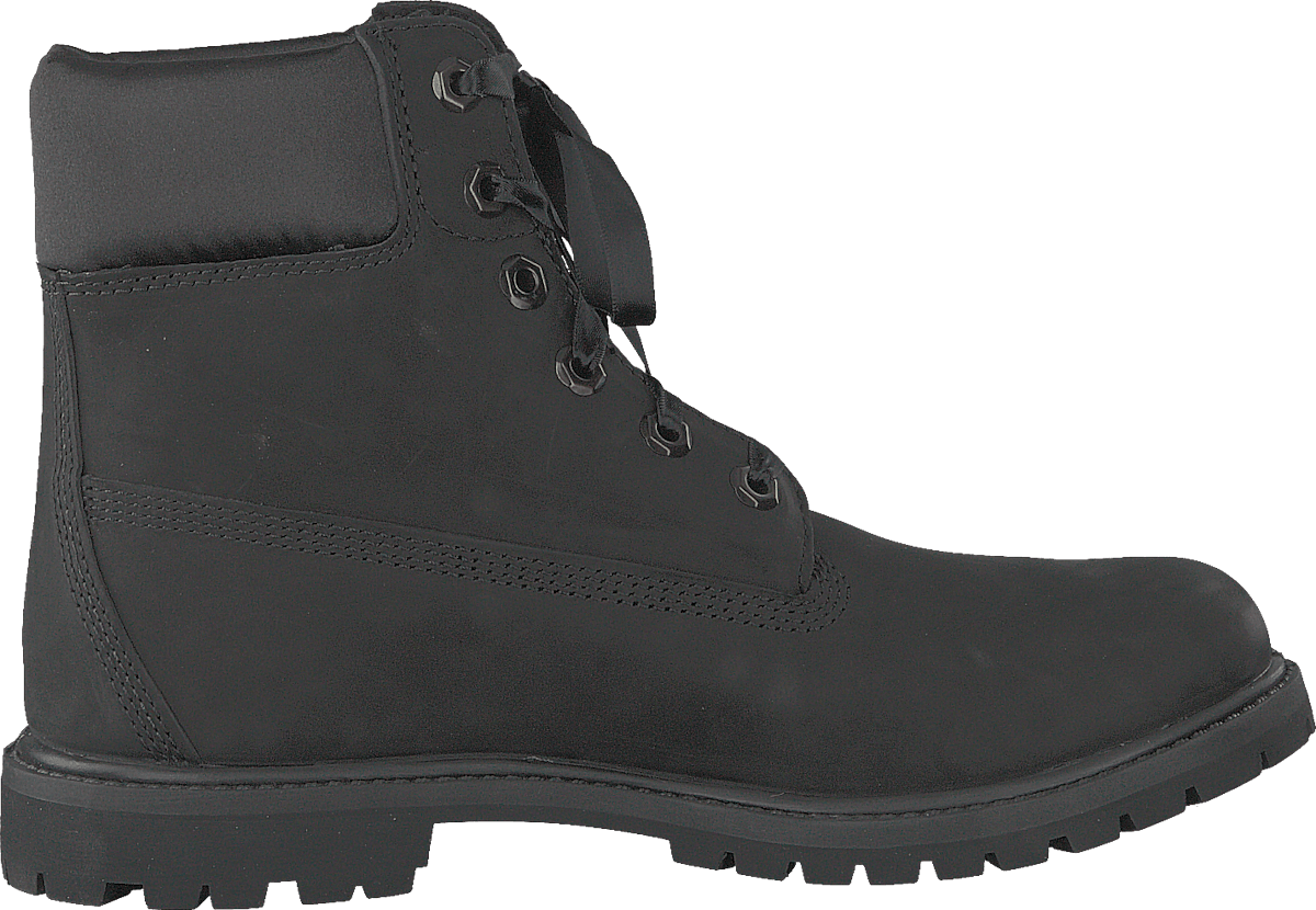 6 Inch Premium WP Boot L/satin Black Waterbuck