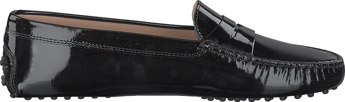 Gommino Patent Leather Mocs Nero