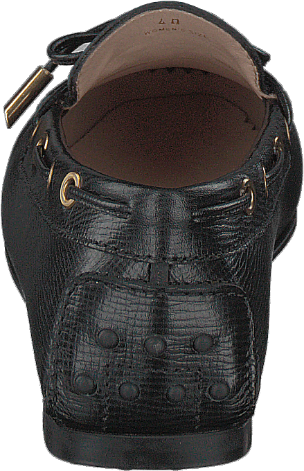 Gommino Moccasins Leather Nero