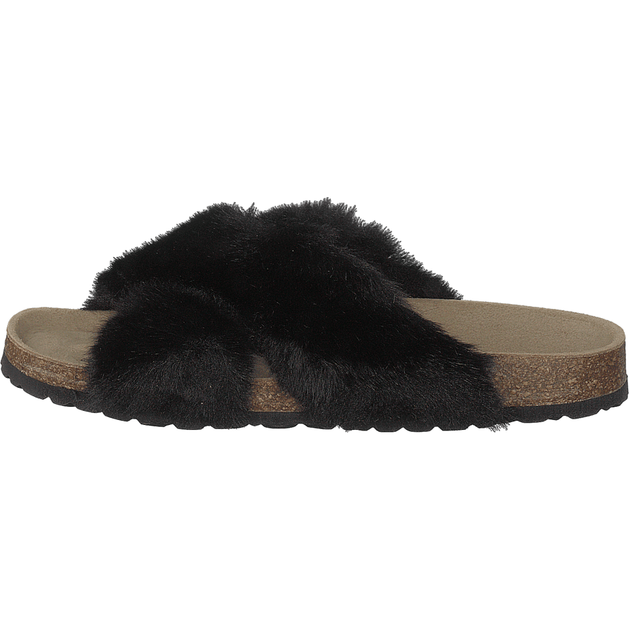 Slipper Blk - Black