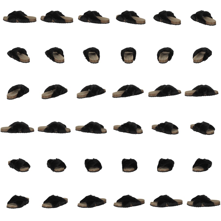 Slipper Blk - Black - Bild 8