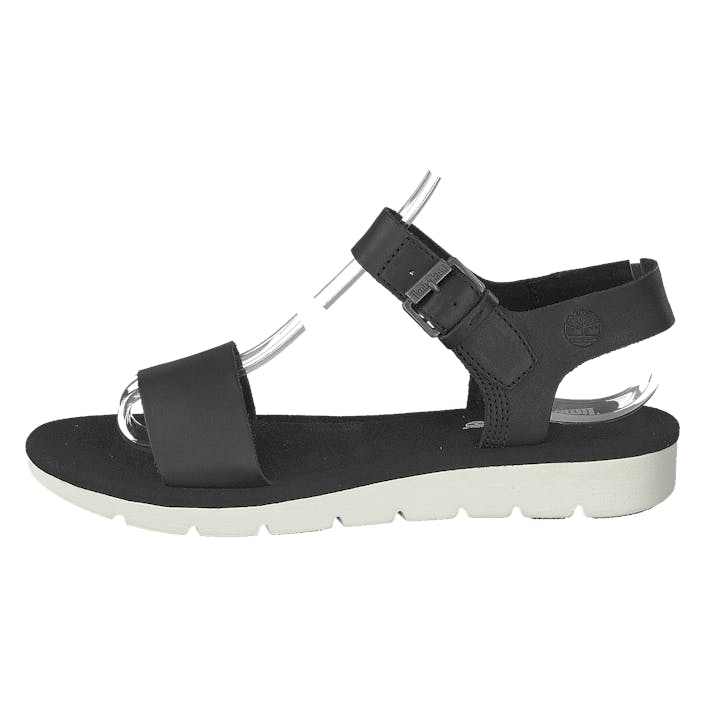 Lottie Lou 1-band Sandal Black Full Grain, Female, Shoes, Heels, sandals, Black, UK 5,5