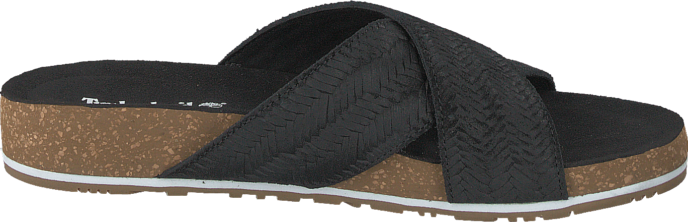 Malibu Waves Cross Slide Black Embossed Suede - Bild 2