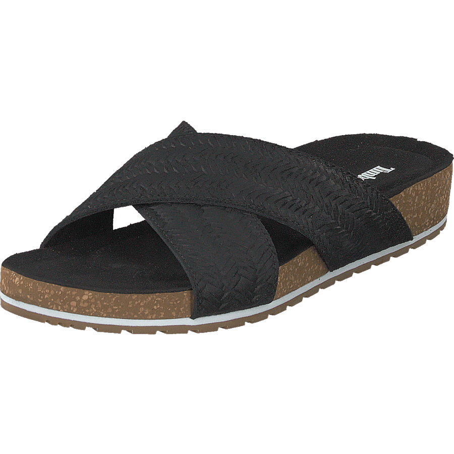 Malibu Waves Cross Slide Black Embossed Suede - Bild 3