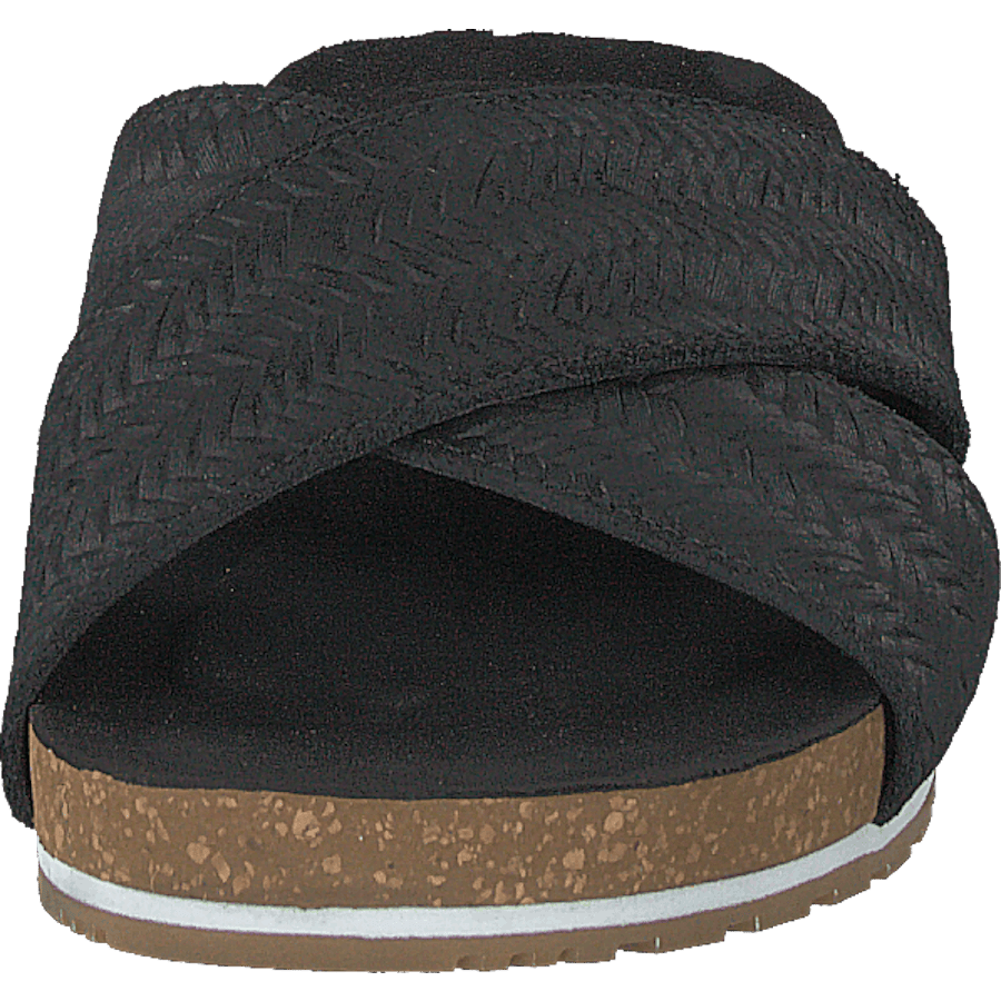 Malibu Waves Cross Slide Black Embossed Suede - Bild 4