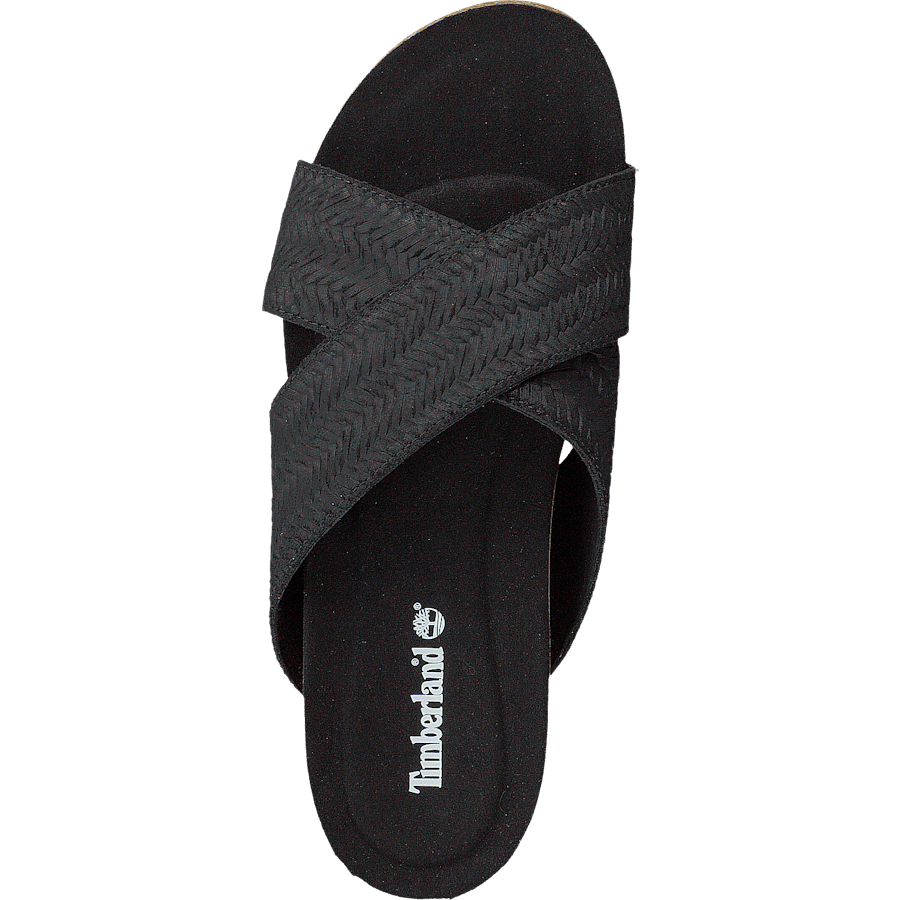 Malibu Waves Cross Slide Black Embossed Suede - Bild 6
