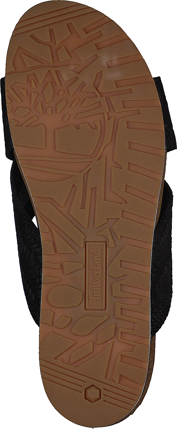 Malibu Waves Cross Slide Black Embossed Suede - Bild 7
