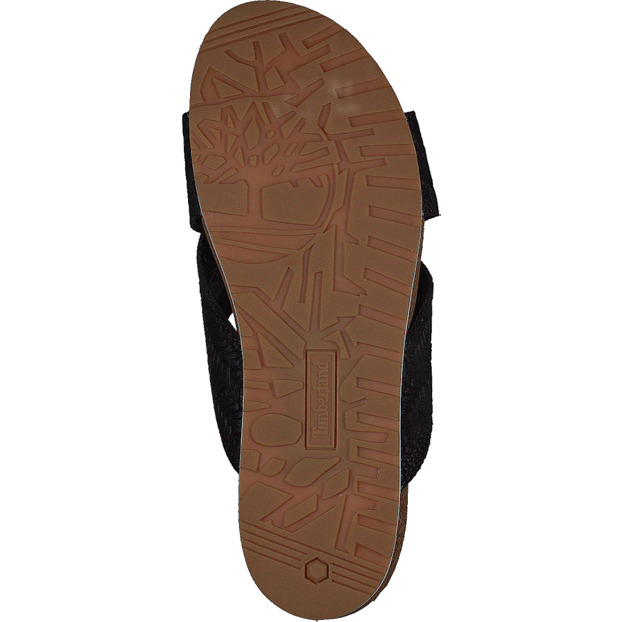 Malibu Waves Cross Slide Black Embossed Suede - Bild 7