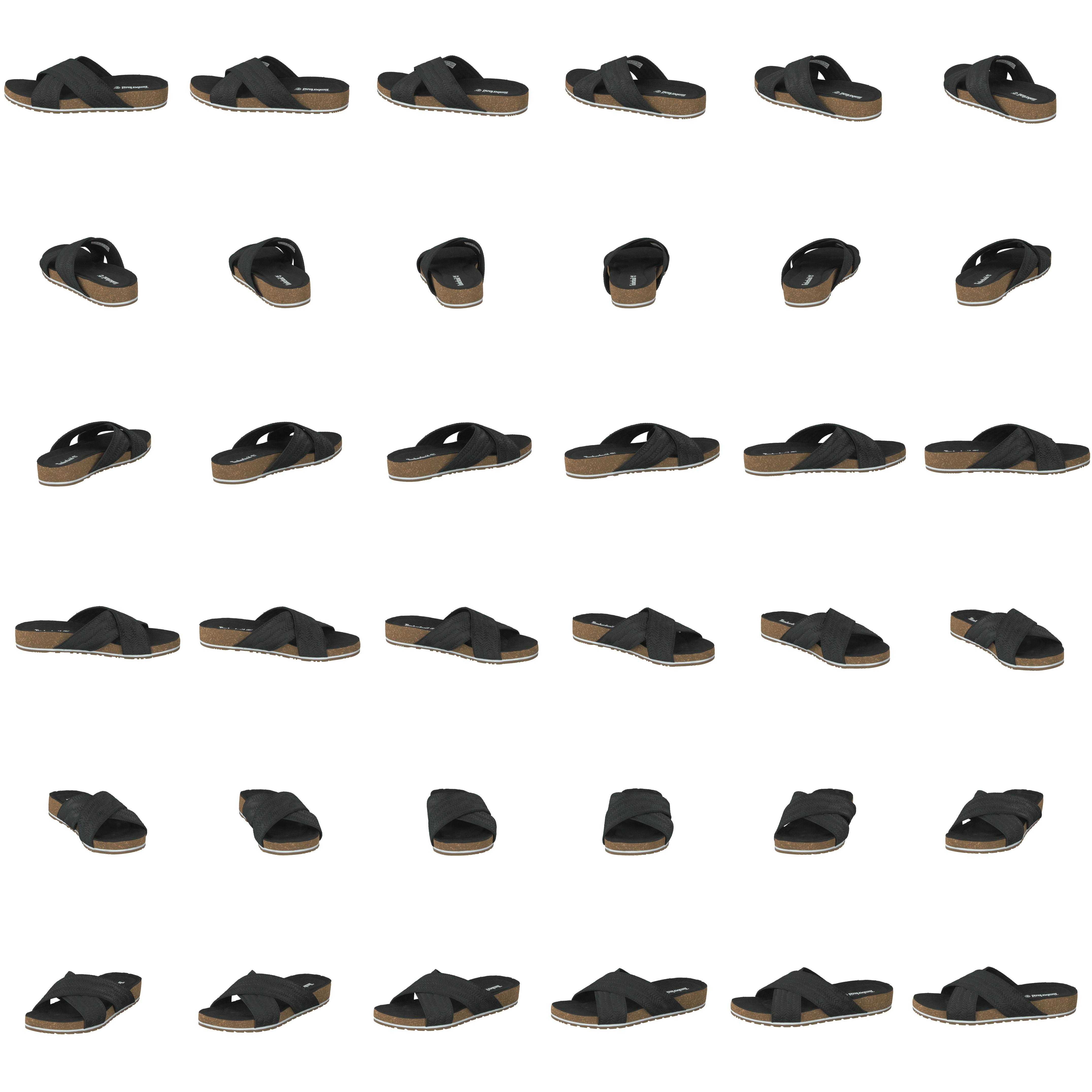 Malibu Waves Cross Slide Black Embossed Suede - Bild 8