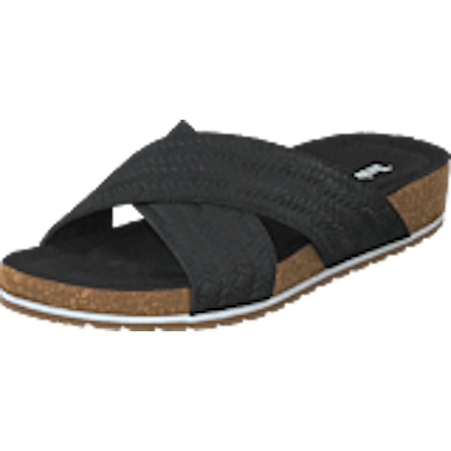 Malibu Waves Cross Slide Black Embossed Suede - Bild 9
