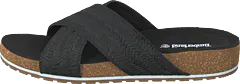 Timberland - Malibu Waves Cross Slide Black Embossed Suede