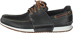 Timberland - Heger's Bay 3 Eye Boat Black Full Grain