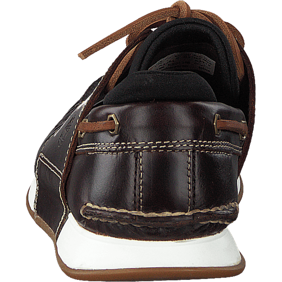 Heger's Bay 3 Eye Boat Medium Brown Full Grain - Bild 5