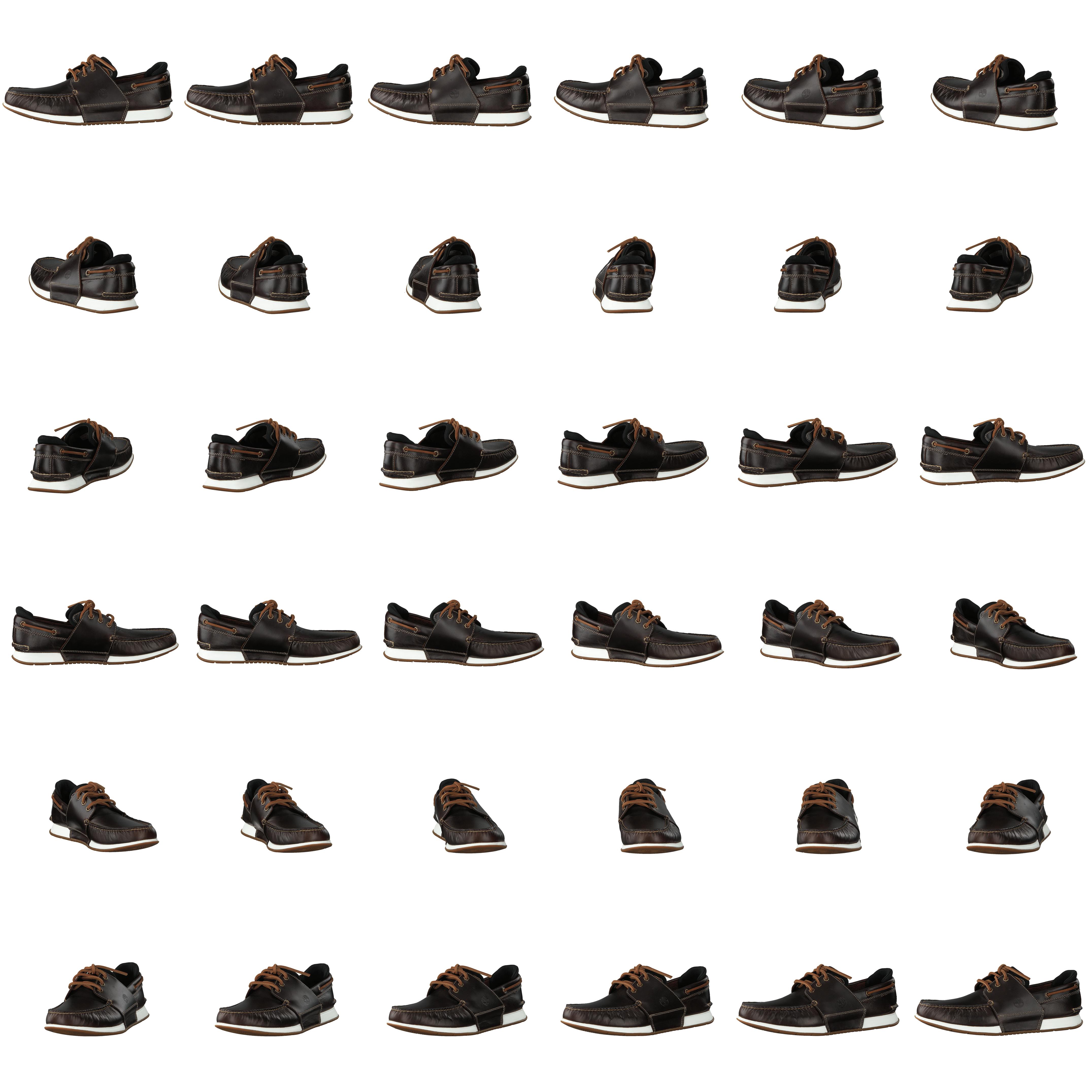 Heger's Bay 3 Eye Boat Medium Brown Full Grain - Bild 8