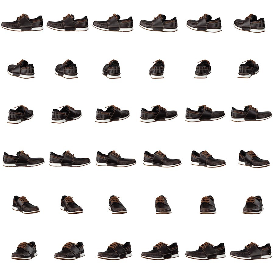 Heger's Bay 3 Eye Boat Medium Brown Full Grain - Bild 8