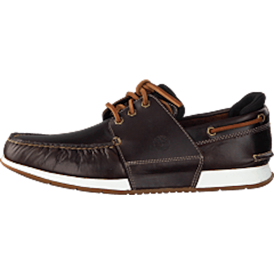 Heger's Bay 3 Eye Boat Medium Brown Full Grain - Bild 10