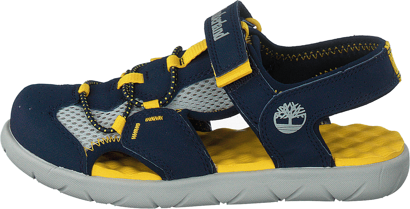 Perkins Row Fisherman Navy/yellow, Unisex, Skor, Sandaler och Tofflor, sandaler, Blå, EU 34