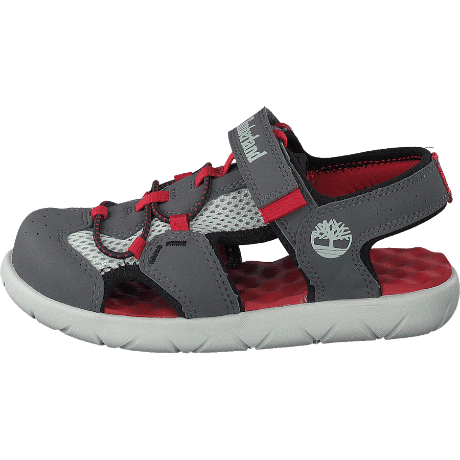 Perkins Row Fisherman Dark Grey/red