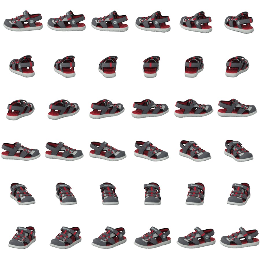 Perkins Row Fisherman Dark Grey/red - Bild 8