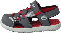 Timberland - Perkins Row Fisherman Dark Grey/red